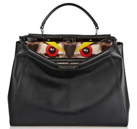 fendi peekaboo monster replica|fendi peekaboo price euro.